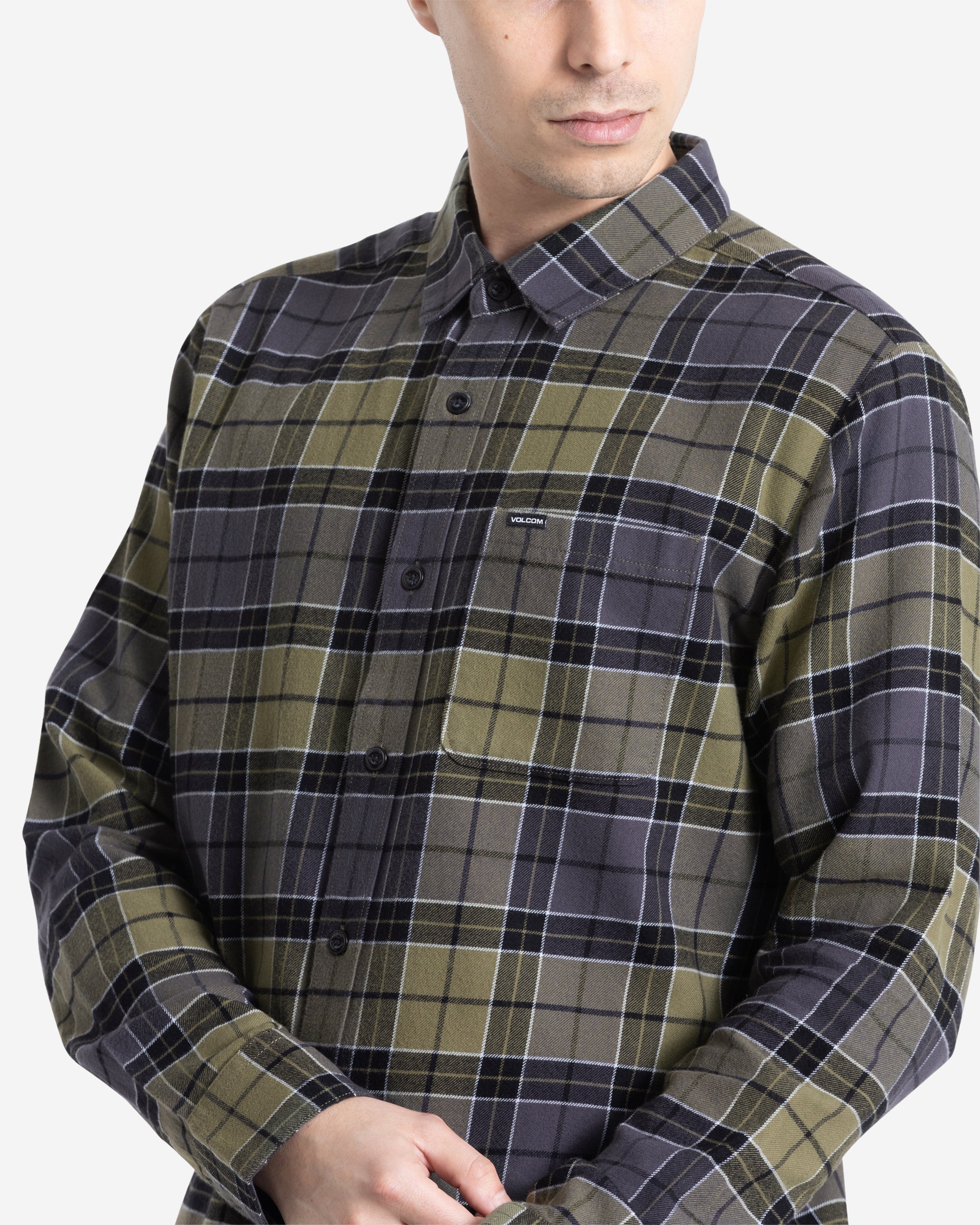 Men's Caden Plaid Long Sleeve Shirt - Image 4