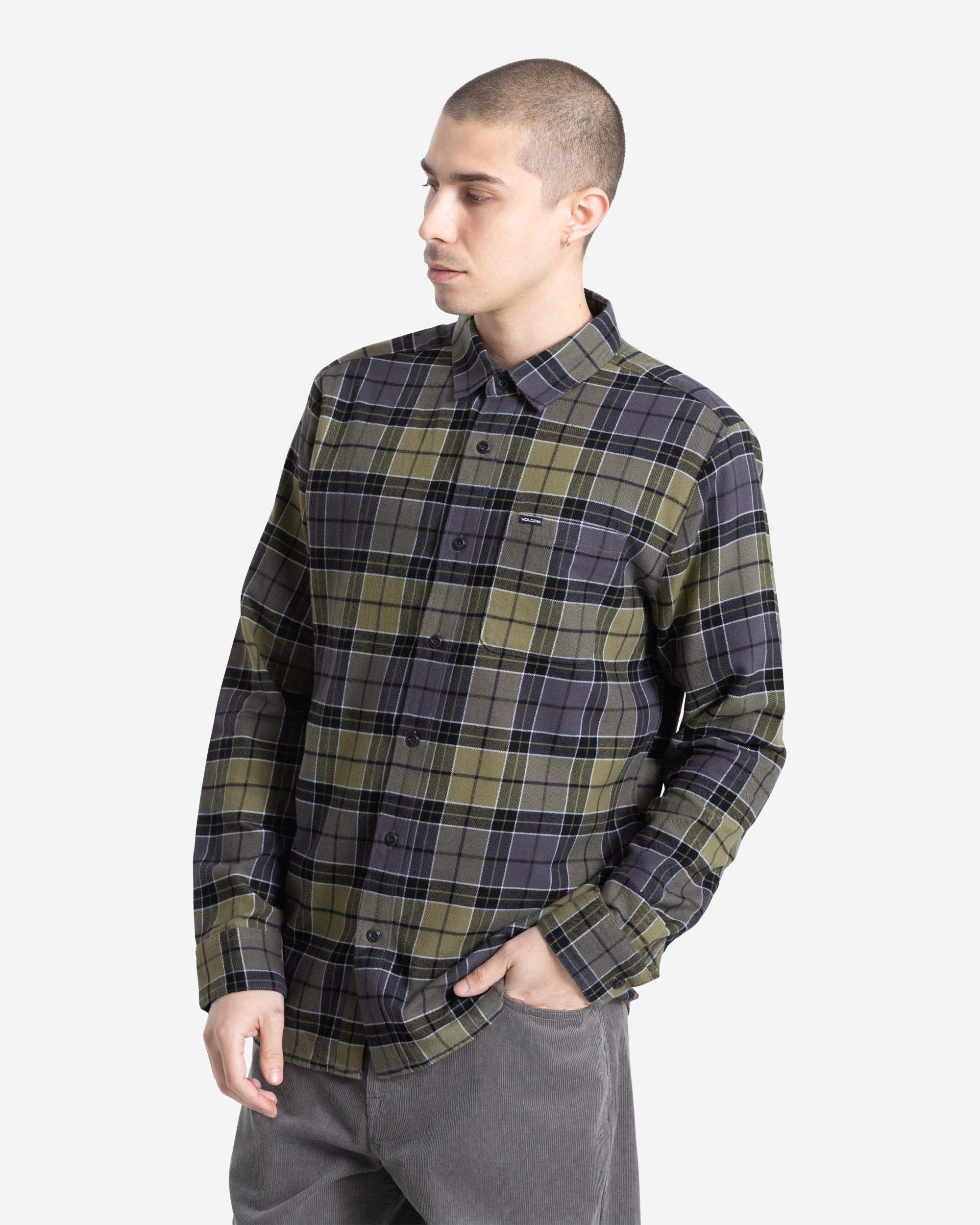 Men's Caden Plaid Long Sleeve Shirt