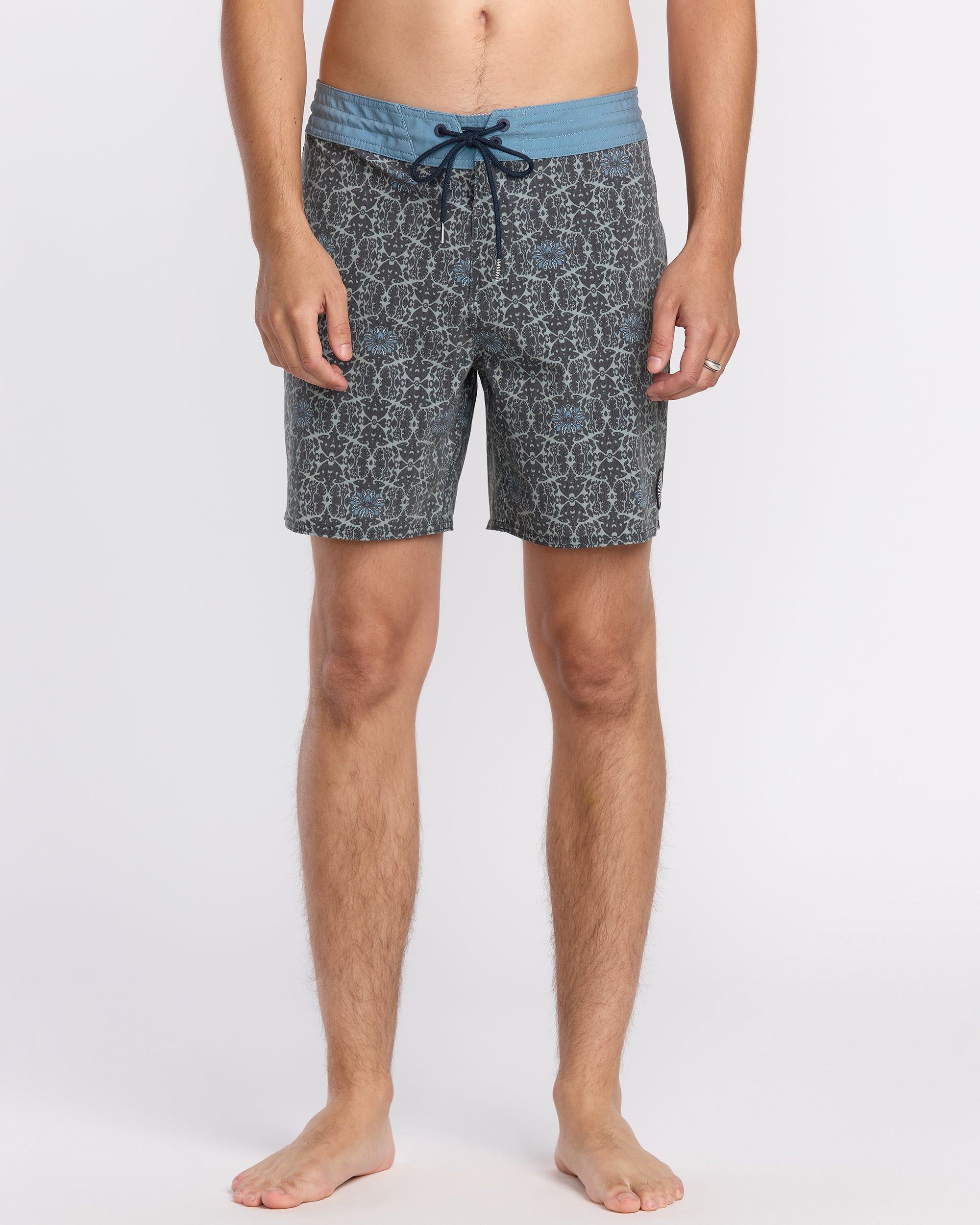 Men's Psych Cotton Stretch Stoney 17 Swim Trunks - Image 4