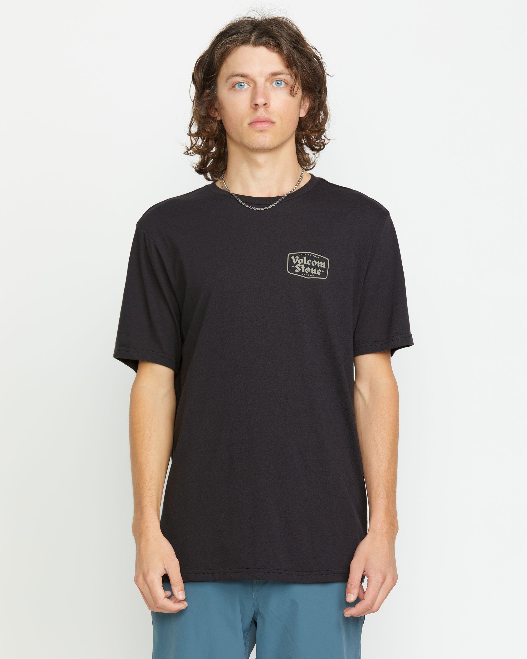 Men's Stone Buckle Short Sleeve Tee