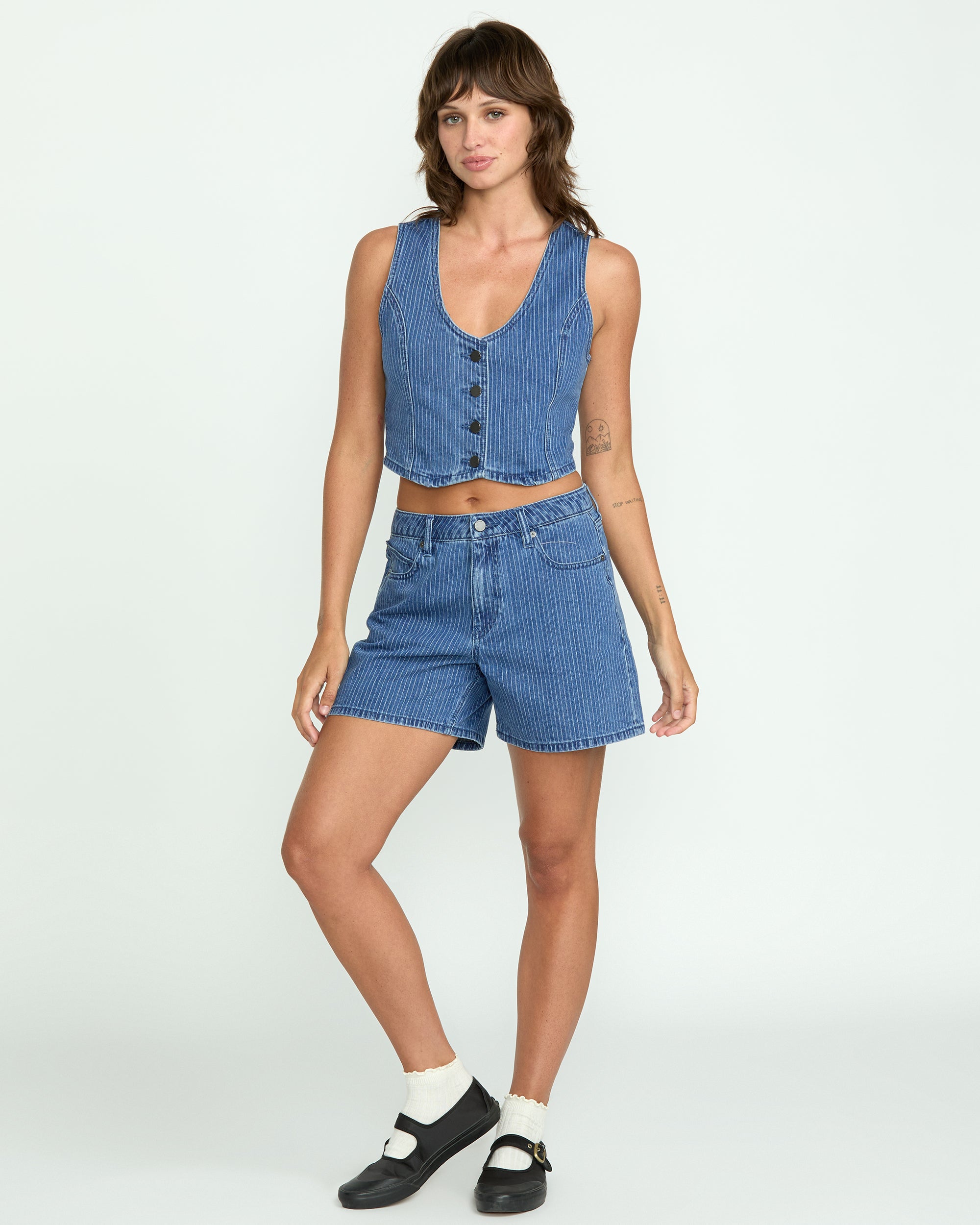 Women's Stoned Boyfriend Shorts - Image 4