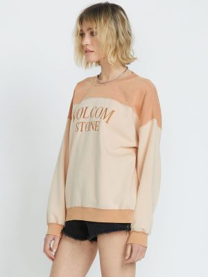 Women's Stone Blocked Crew