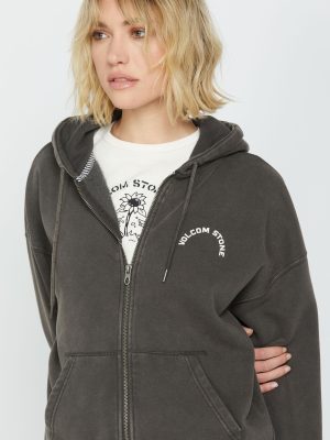 Women's Stone Art Up Zip