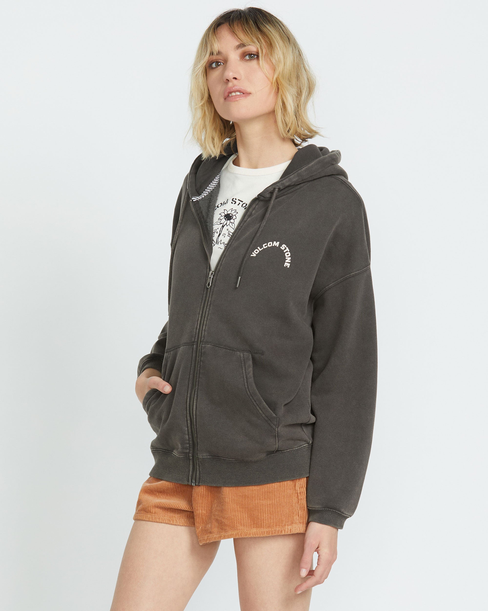 Women's Stone Art Up Zip - Image 8