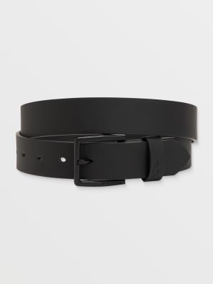 Men's Flat Bar Pu Belt