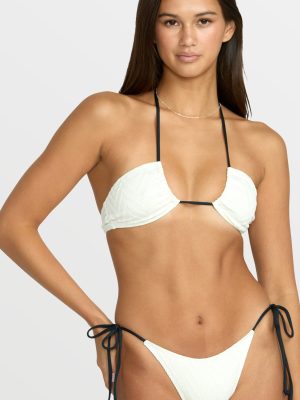 Women's V Baby Halter Bandeau Bikini Top